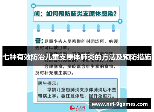 七种有效防治儿童支原体肺炎的方法及预防措施