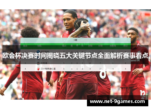 欧会杯决赛时间揭晓五大关键节点全面解析赛事看点 欧会杯决赛时间揭晓五大关键节点全面解析赛事看点