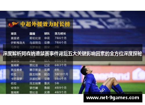 深度解析阿森纳遭禁赛事件背后五大关键影响因素的全方位深度探秘 深度解析阿森纳遭禁赛事件背后五大关键影响因素的全方位深度探秘